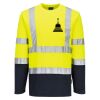 Hi-Vis Cotton Comfort Contrast T-Shirt L/S Thumbnail