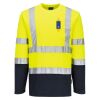 Hi-Vis Cotton Comfort Contrast T-Shirt L/S Thumbnail