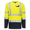 Hi-Vis Cotton Comfort Contrast T-Shirt L/S Thumbnail