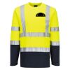 Hi-Vis Cotton Comfort Contrast T-Shirt L/S Thumbnail