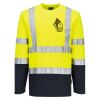 Hi-Vis Cotton Comfort Contrast T-Shirt L/S Thumbnail