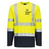 Hi-Vis Cotton Comfort Contrast T-Shirt L/S Thumbnail