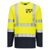 Hi-Vis Cotton Comfort Contrast T-Shirt L/S Thumbnail
