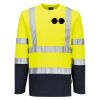 Hi-Vis Cotton Comfort Contrast T-Shirt L/S Thumbnail