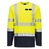 Hi-Vis Cotton Comfort Contrast T-Shirt L/S Thumbnail