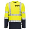 Hi-Vis Cotton Comfort Contrast T-Shirt L/S Thumbnail