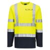 Hi-Vis Cotton Comfort Contrast T-Shirt L/S Thumbnail