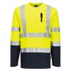 Hi-Vis Cotton Comfort Contrast T-Shirt L/S Thumbnail