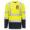 Hi-Vis Cotton Comfort Contrast T-Shirt L/S Thumbnail