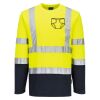 Hi-Vis Cotton Comfort Contrast T-Shirt L/S Thumbnail
