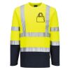 Hi-Vis Cotton Comfort Contrast T-Shirt L/S Thumbnail