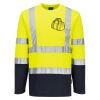 Hi-Vis Cotton Comfort Contrast T-Shirt L/S Thumbnail