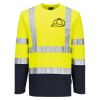 Hi-Vis Cotton Comfort Contrast T-Shirt L/S Thumbnail