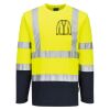 Hi-Vis Cotton Comfort Contrast T-Shirt L/S Thumbnail