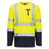 Hi-Vis Cotton Comfort Contrast T-Shirt L/S Thumbnail