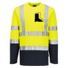Hi-Vis Cotton Comfort Contrast T-Shirt L/S Thumbnail