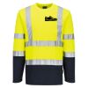 Hi-Vis Cotton Comfort Contrast T-Shirt L/S Thumbnail
