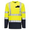 Hi-Vis Cotton Comfort Contrast T-Shirt L/S Thumbnail