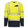 Hi-Vis Cotton Comfort Contrast T-Shirt L/S Thumbnail