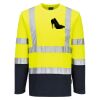 Hi-Vis Cotton Comfort Contrast T-Shirt L/S Thumbnail