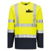 Hi-Vis Cotton Comfort Contrast T-Shirt L/S Thumbnail