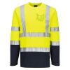 Hi-Vis Cotton Comfort Contrast T-Shirt L/S Thumbnail