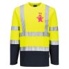 Hi-Vis Cotton Comfort Contrast T-Shirt L/S Thumbnail