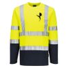 Hi-Vis Cotton Comfort Contrast T-Shirt L/S Thumbnail