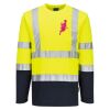 Hi-Vis Cotton Comfort Contrast T-Shirt L/S Thumbnail