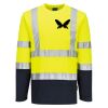 Hi-Vis Cotton Comfort Contrast T-Shirt L/S Thumbnail