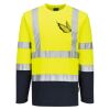 Hi-Vis Cotton Comfort Contrast T-Shirt L/S Thumbnail