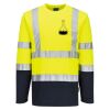 Hi-Vis Cotton Comfort Contrast T-Shirt L/S Thumbnail