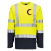 Hi-Vis Cotton Comfort Contrast T-Shirt L/S Thumbnail