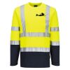 Hi-Vis Cotton Comfort Contrast T-Shirt L/S Thumbnail