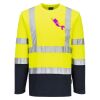 Hi-Vis Cotton Comfort Contrast T-Shirt L/S Thumbnail