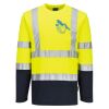 Hi-Vis Cotton Comfort Contrast T-Shirt L/S Thumbnail