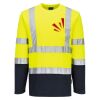Hi-Vis Cotton Comfort Contrast T-Shirt L/S Thumbnail