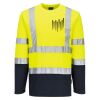 Hi-Vis Cotton Comfort Contrast T-Shirt L/S Thumbnail