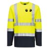 Hi-Vis Cotton Comfort Contrast T-Shirt L/S Thumbnail