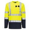 Hi-Vis Cotton Comfort Contrast T-Shirt L/S Thumbnail