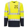 Hi-Vis Cotton Comfort Contrast T-Shirt L/S Thumbnail