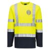 Hi-Vis Cotton Comfort Contrast T-Shirt L/S Thumbnail