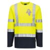 Hi-Vis Cotton Comfort Contrast T-Shirt L/S Thumbnail