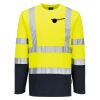 Hi-Vis Cotton Comfort Contrast T-Shirt L/S Thumbnail