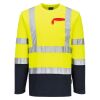 Hi-Vis Cotton Comfort Contrast T-Shirt L/S Thumbnail