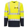 Hi-Vis Cotton Comfort Contrast T-Shirt L/S Thumbnail