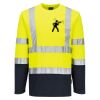 Hi-Vis Cotton Comfort Contrast T-Shirt L/S Thumbnail