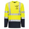 Hi-Vis Cotton Comfort Contrast T-Shirt L/S Thumbnail
