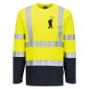Hi-Vis Cotton Comfort Contrast T-Shirt L/S Thumbnail