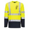 Hi-Vis Cotton Comfort Contrast T-Shirt L/S Thumbnail
